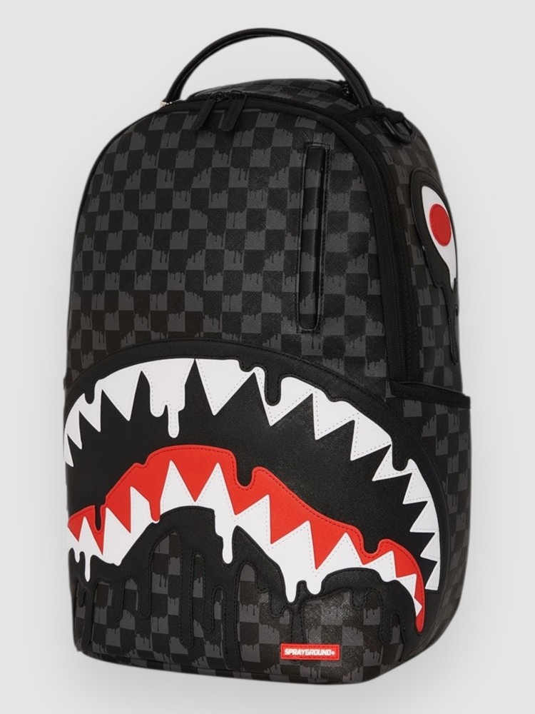 

Рюкзак Sprayground Drippin Sharks in Paris DLXV Rucksack, black/grey/white/red