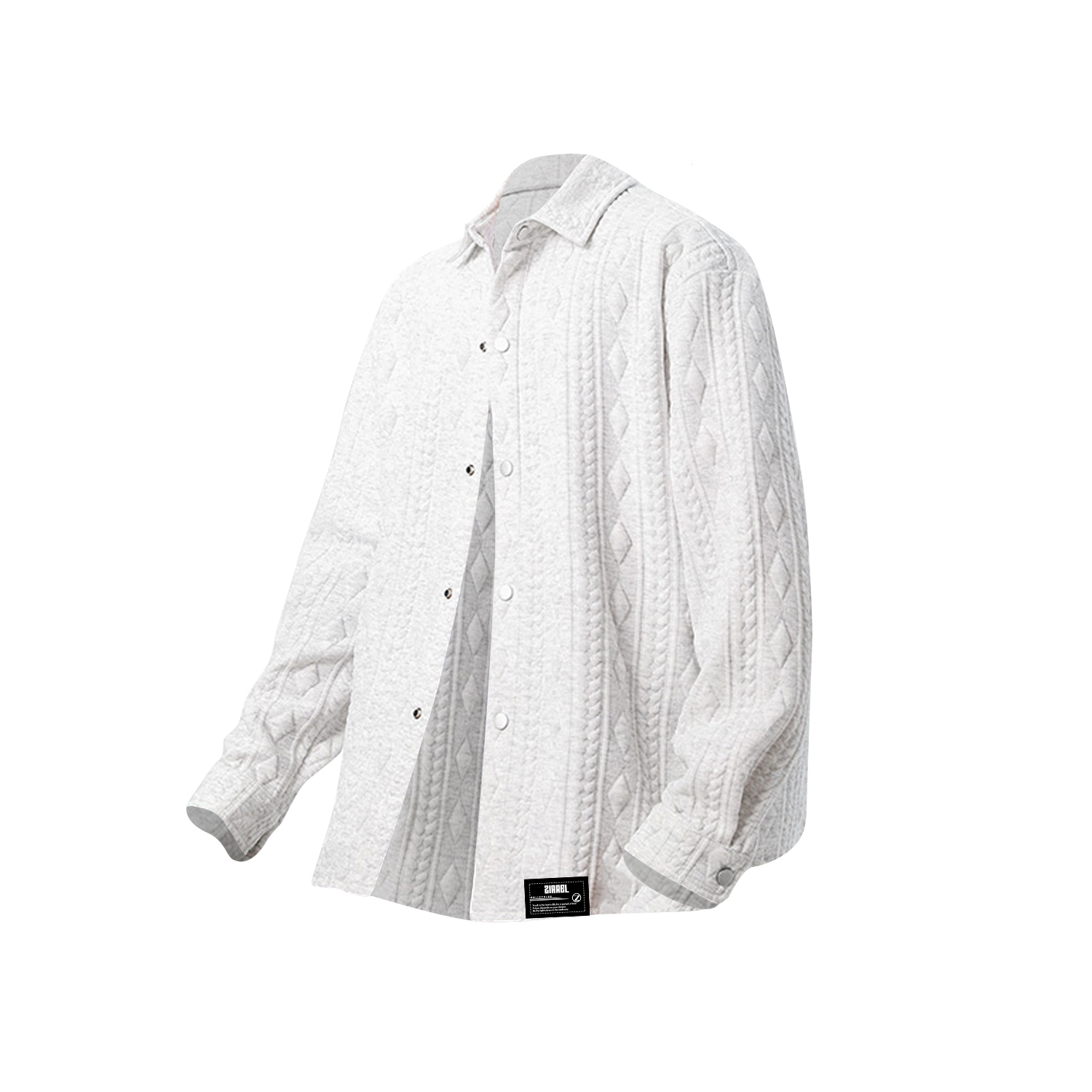 

Кардиган Unisex Lapel Moderate ZIAREL, heather серый