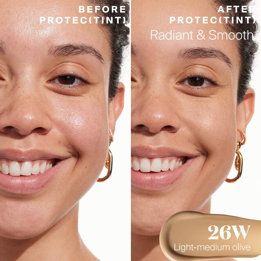 Крем для лица SPF50 SUPERGOOP! Protec(tint) Daily Tint Солнцезащитный тонирующий для кожи с эктоином, /, 26W — фото 4