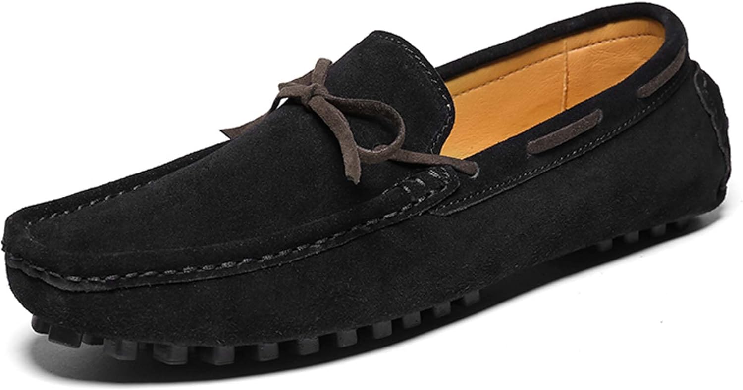 

Мужские лоферы Penny, модные деловые туфли на шнурках, противоскользящие, для ходьбы, вождения, офиса, униформы, церквей, банкетов, свадеб, костюмов и платьев, кожаные туфли Generic, черный