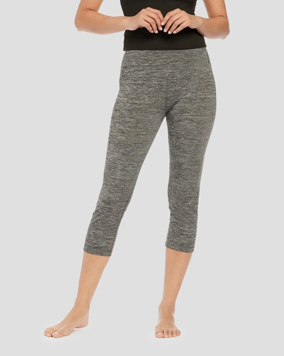

Облегающие капри для женщин Terramar, Dark Grey Melange