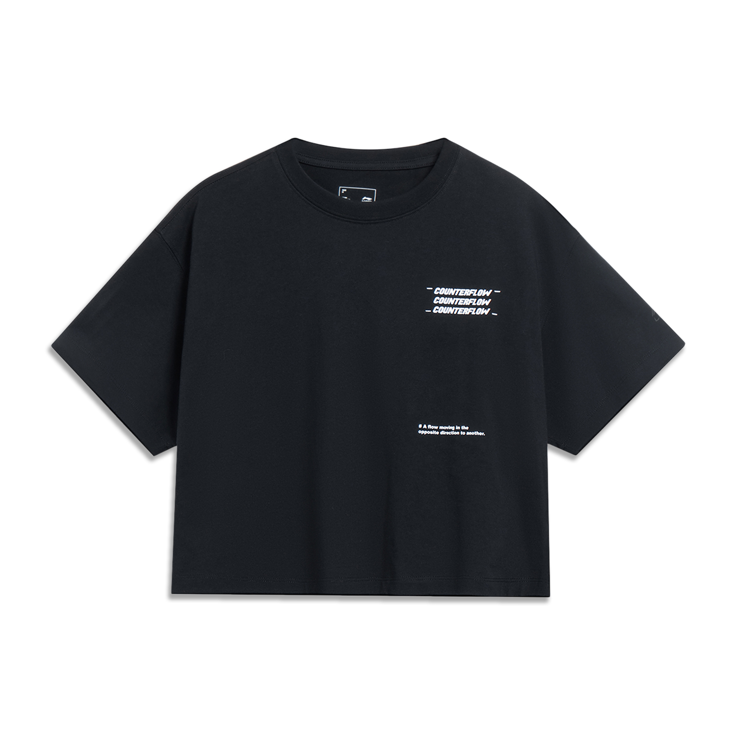 

LINING Топ-кроп Sports Life Collection женский черный