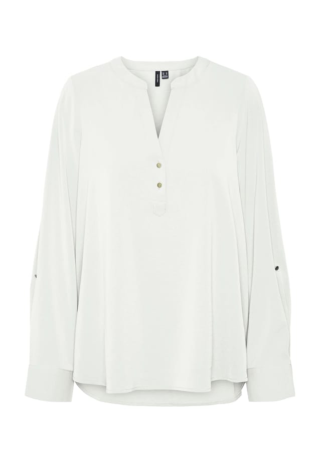 

Блузка с разрезом на шее Vero Moda, белый