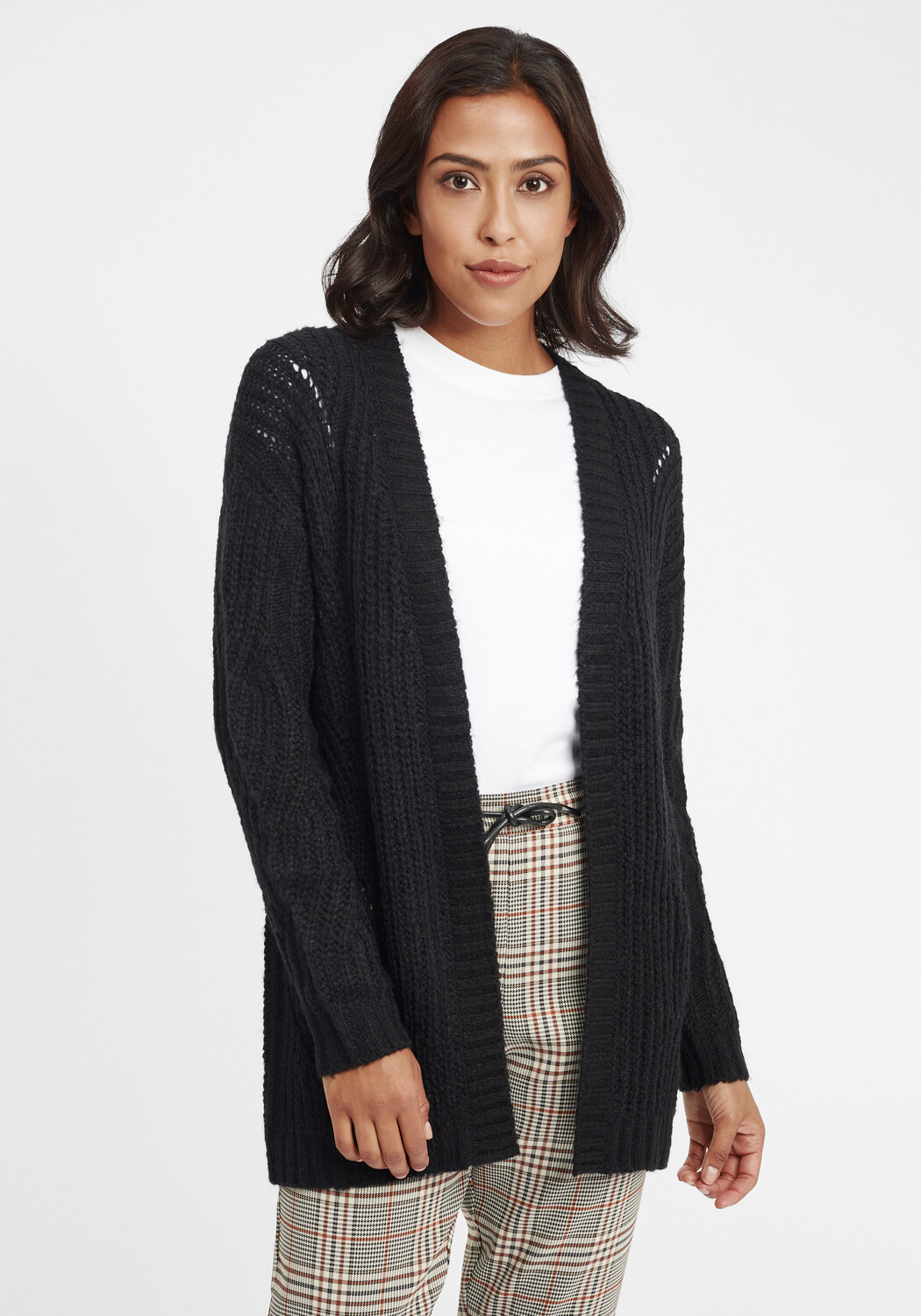

Кардиган Oxmo Strickjacke, черный