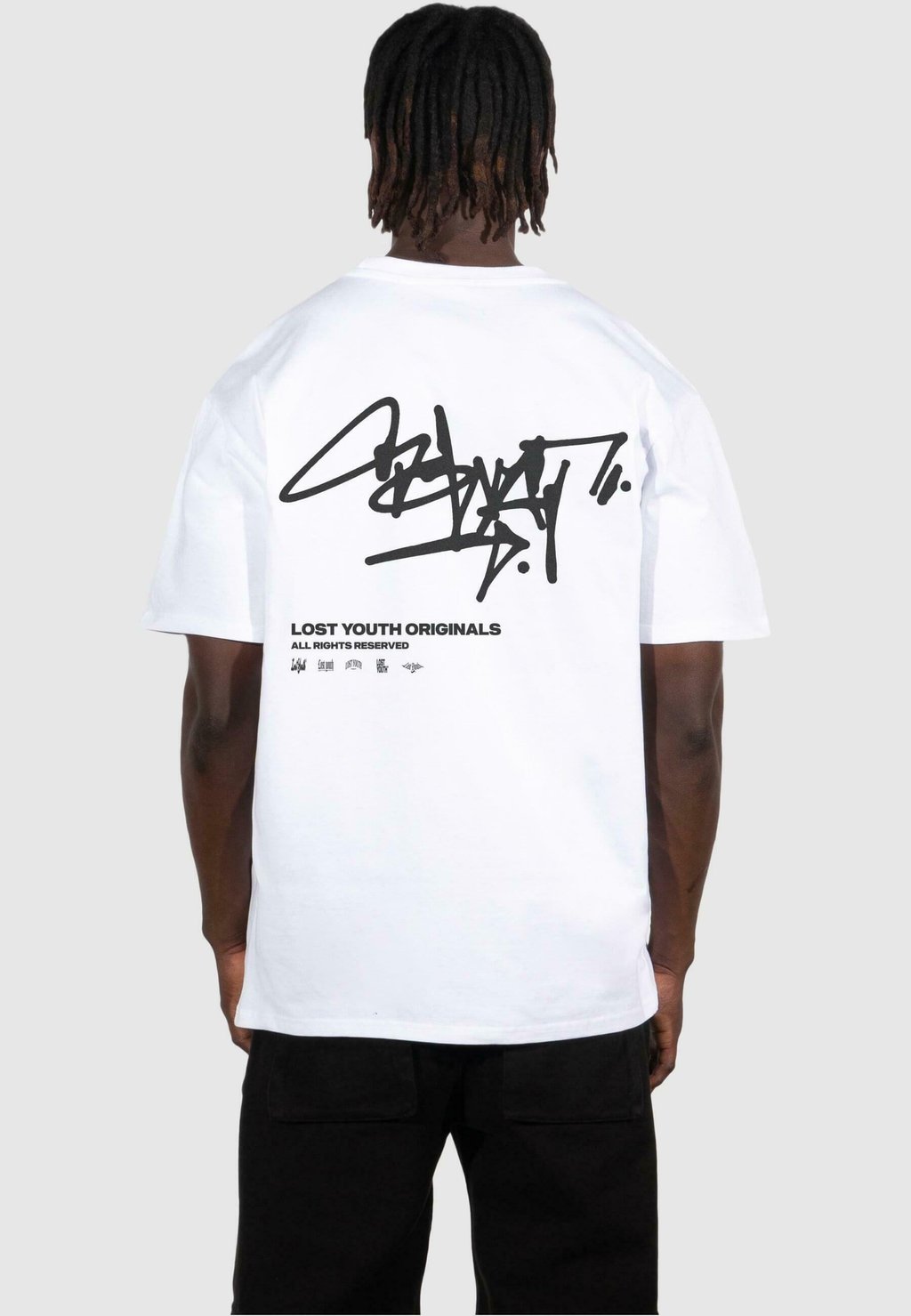 

Футболка с принтом LY GRAFFITI Lost Youth, белый