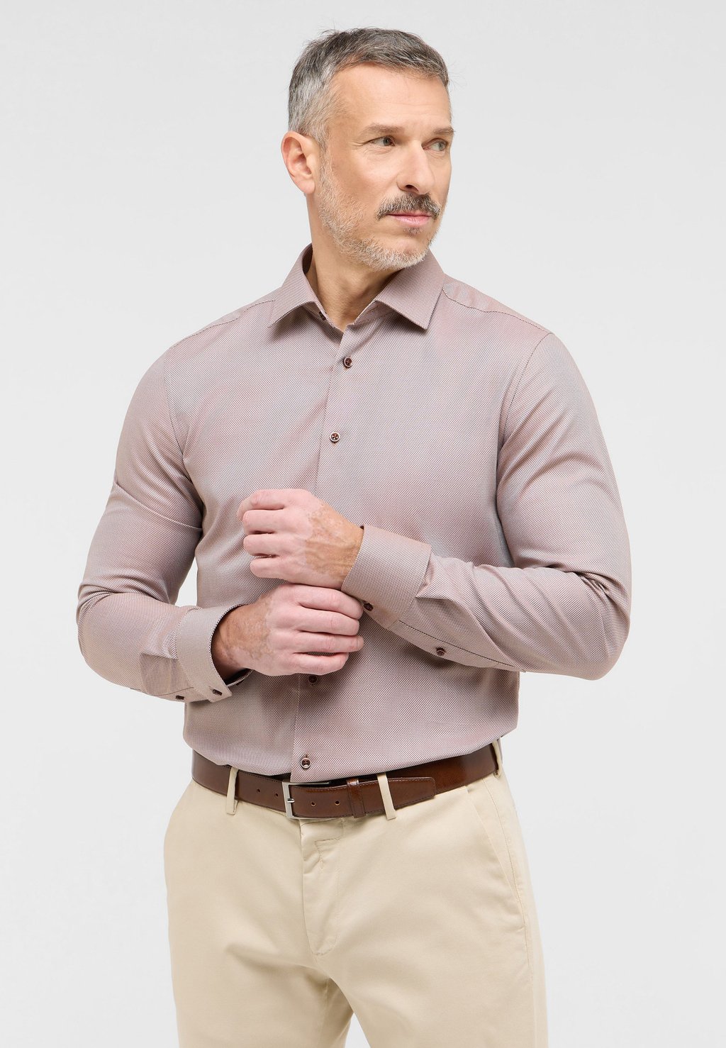 

Рубашка SLIM FIT Eterna, бежевый