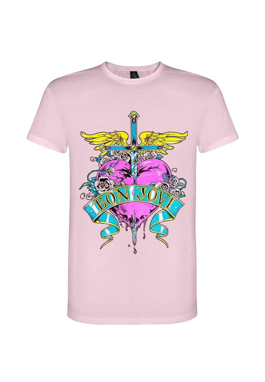 

Футболка rockshirts BON JOVI HEART VINTAGE , Pink, Розовый, Футболка rockshirts BON JOVI HEART VINTAGE , Pink