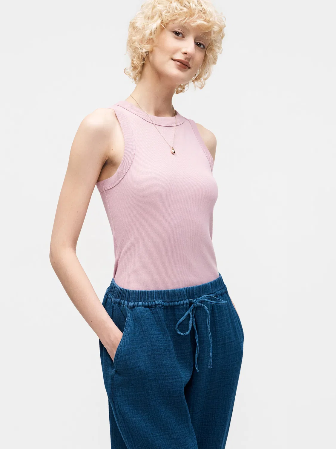 Джинсы Gap Barrel Jeans синего цвета — фото 2