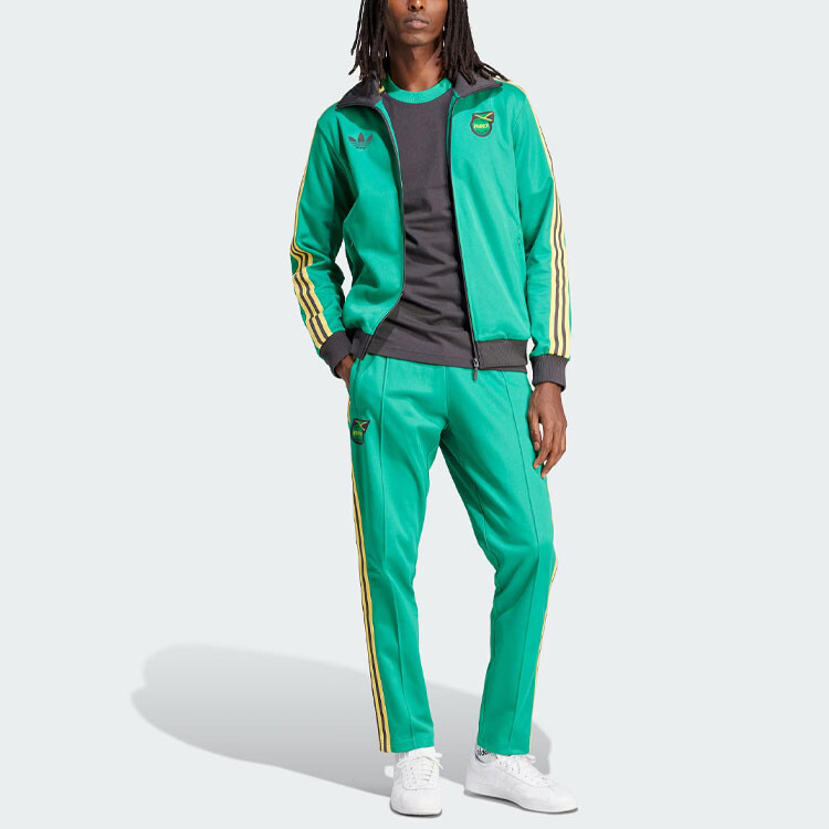 Куртка мужская Jamaica Beckenbauer, цвет зеленый Adidas Originals, зеленый — фото 4