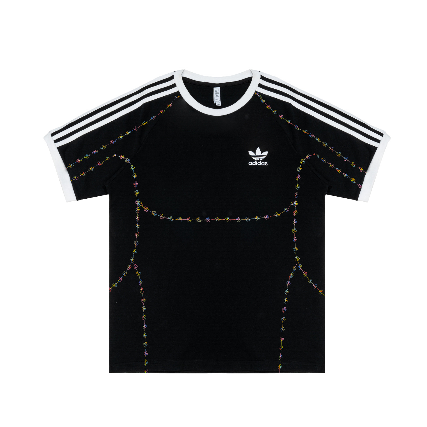 

Универсальные повседневные футболка с коротким рукавом unisex Adidas Originals, черный