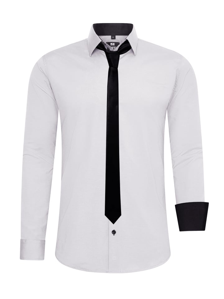 

Rusty Neal Светло-серая рубашка и галстук