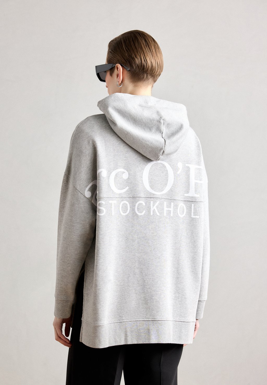 

Толстовка с капюшоном HOODIE CAPE STYLE RELAXED FIT Marc O'Polo, светло-серый