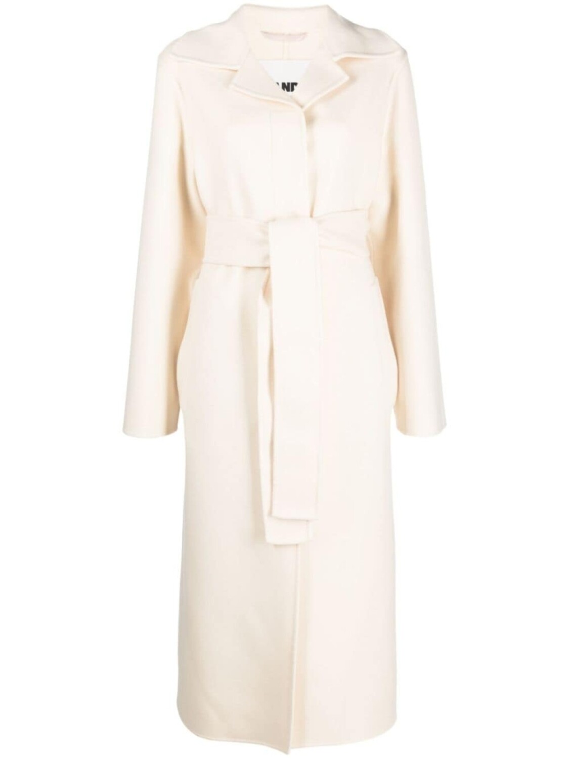 

Jil Sander кашемировое пальто с поясом, нейтральный цвет