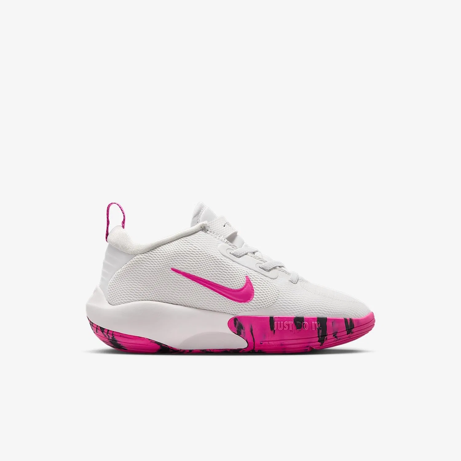 Кроссовки Nike Isofly для детей, цвет Platinum Tint/Black/Laser Fuchsia — фото 3