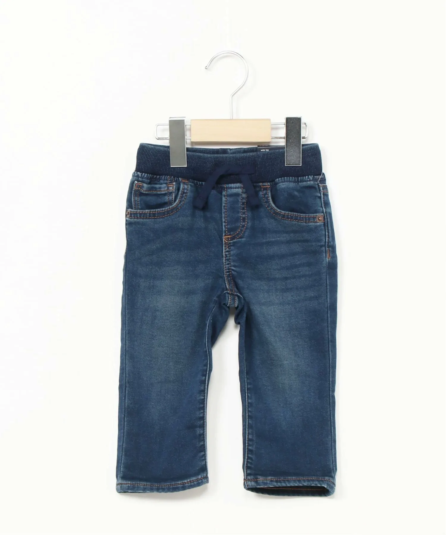 (K)babyGap узкие спортивные штаны-джинсы на резинке GAP, DARK_WASH — фото 4