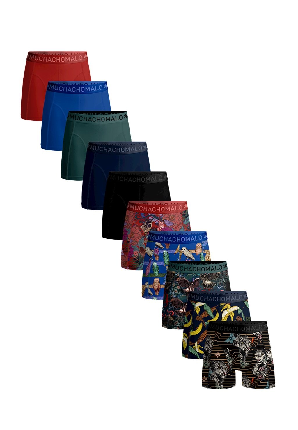 

Брюки 10-PACK PRINT/SOLID MUCHACHOMALO, мультиколор