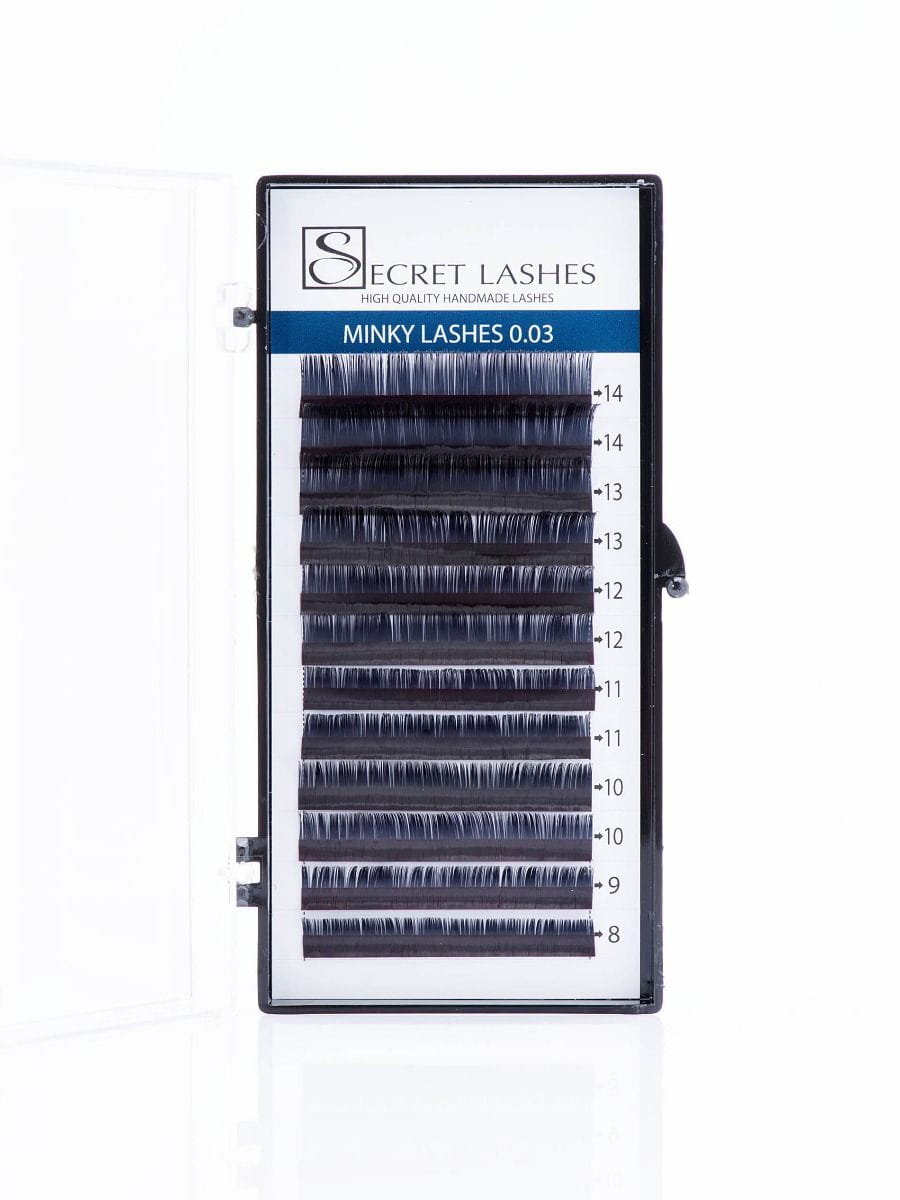 

Secret Lashes Minky Volume MIX C 0.03 Ресницы 8 мм-14 мм