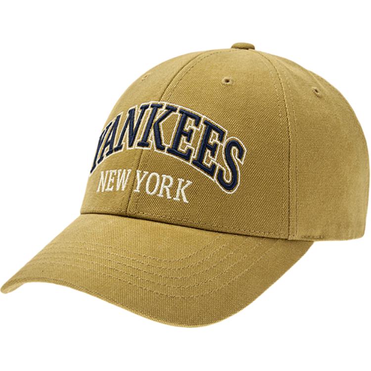 

MLB Хлопковая бейсболка унисекс разноцветная, Beige Yellow
