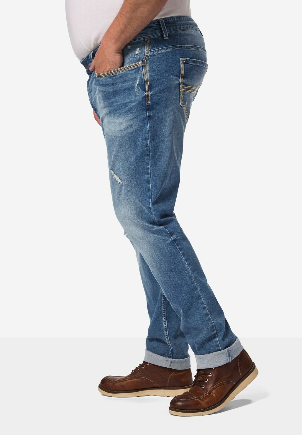 

Джинсы приталенного кроя John F. John F. Gee, синий деним