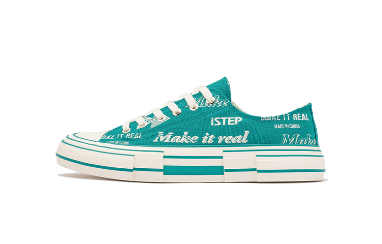 

ISTEP Низкие кеды из хлопка мужские зеленые