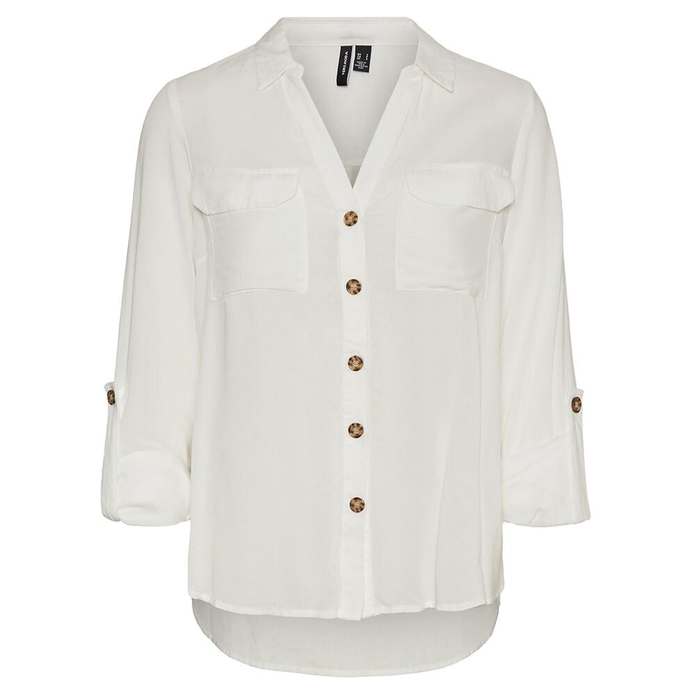 

Рубашка Vero Moda Bumpy New Tall, белый