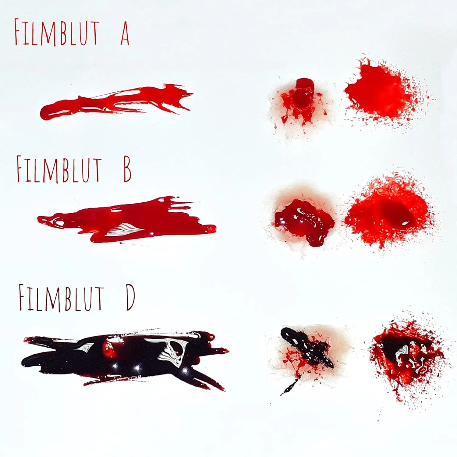 Искусственная кровь GRIMAS Film Blood 25 мл, темный цвет B Grimas, D - Very Dark — фото 3