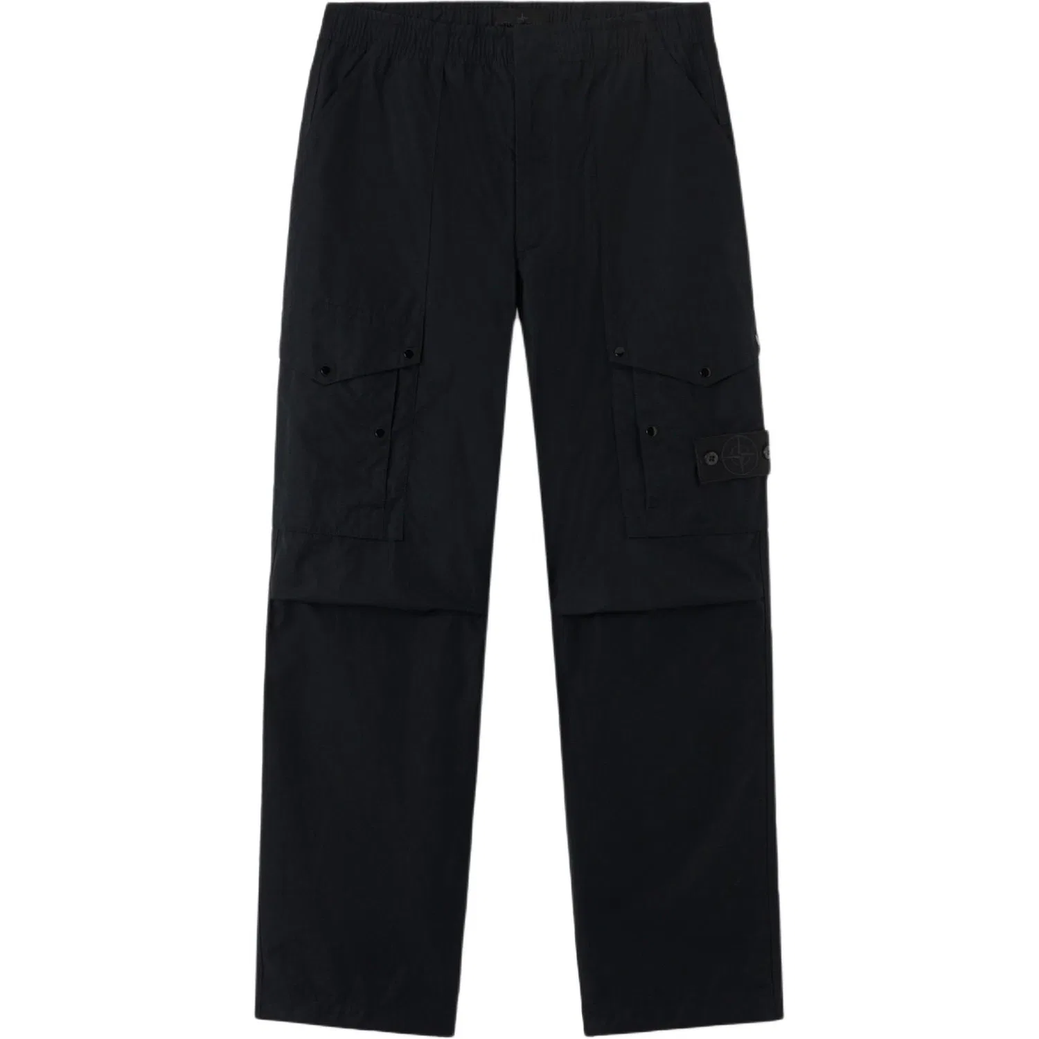 Брюки прямого кроя STONE ISLAND Black