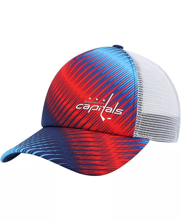 

Женская бейсболка Snapback Trucker с принтом Washington Capitals, синяя, белая adidas