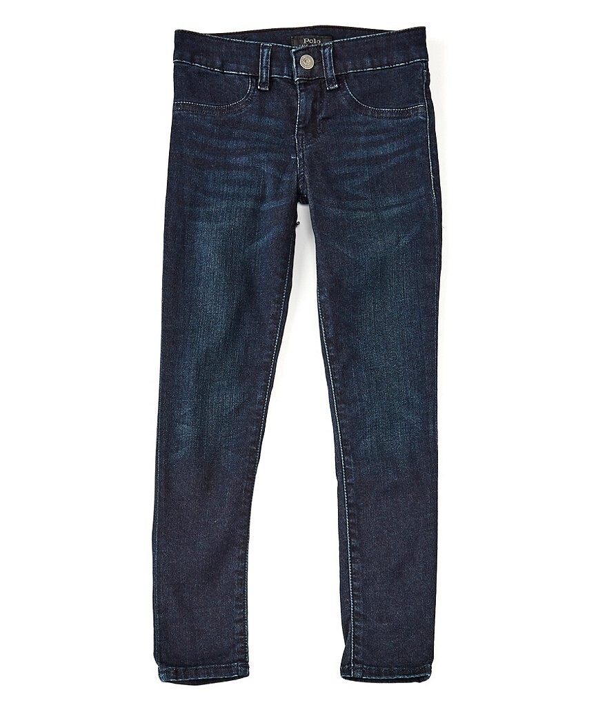 

Вязаные джинсовые леггинсы Polo Ralph Lauren для больших девочек 7–16 лет Aubrie, синий