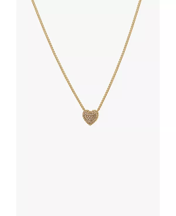 

Ожерелье с паве-сердцем Tutti, gold