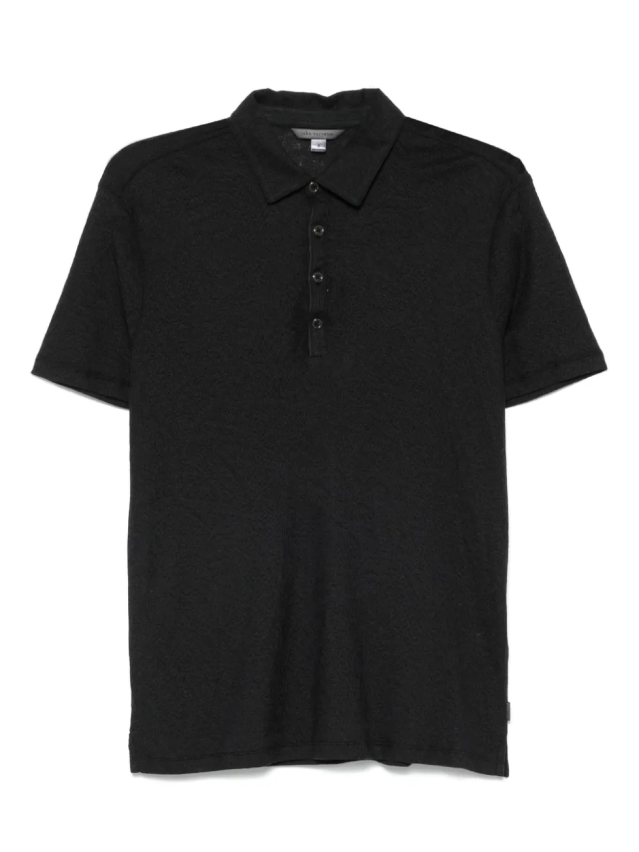 

John Varvatos жаккардовая рубашка поло Alvaro, черный