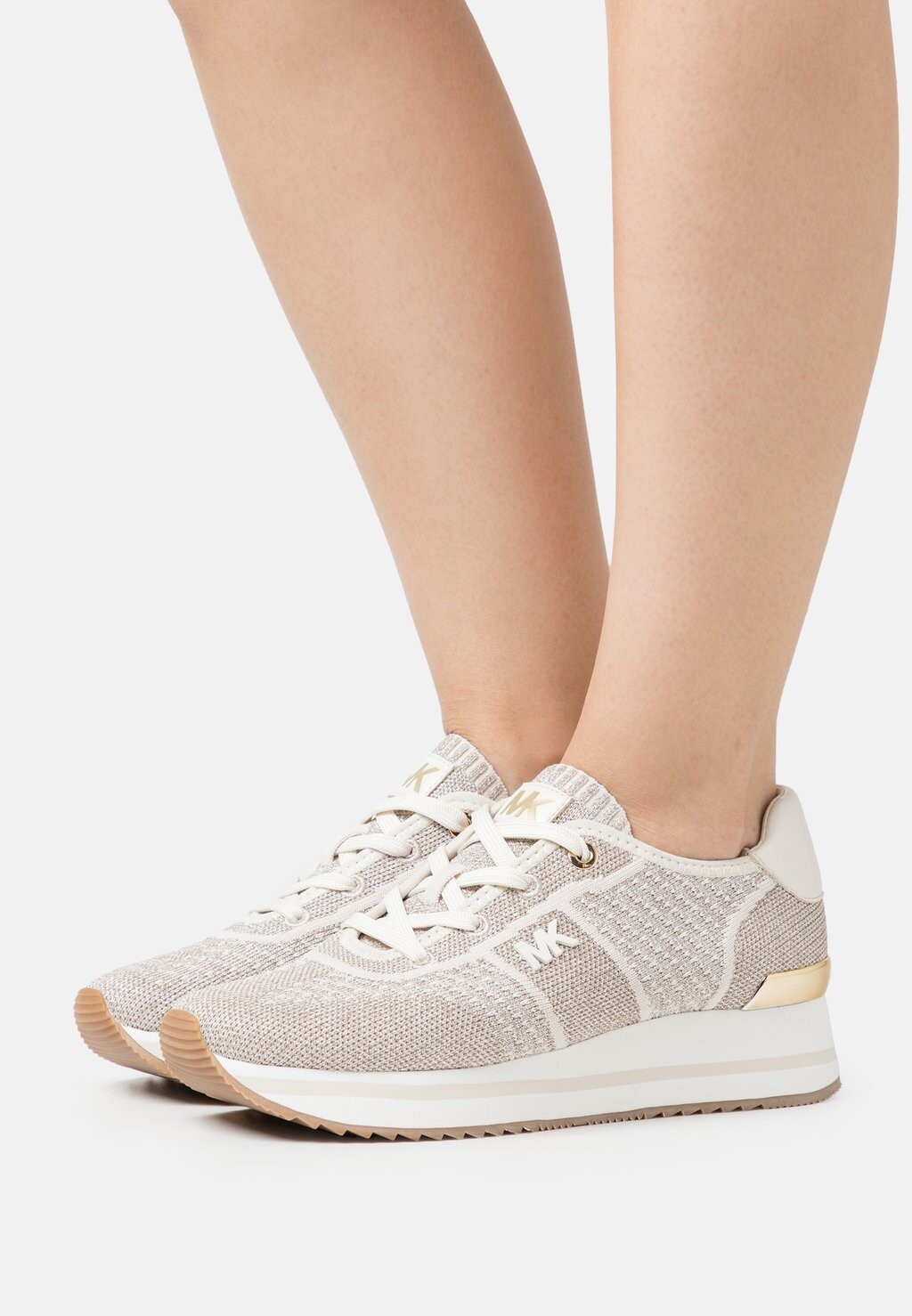 

Низкие кроссовки MONIQUE TRAINER MICHAEL Michael Kors, шампанское