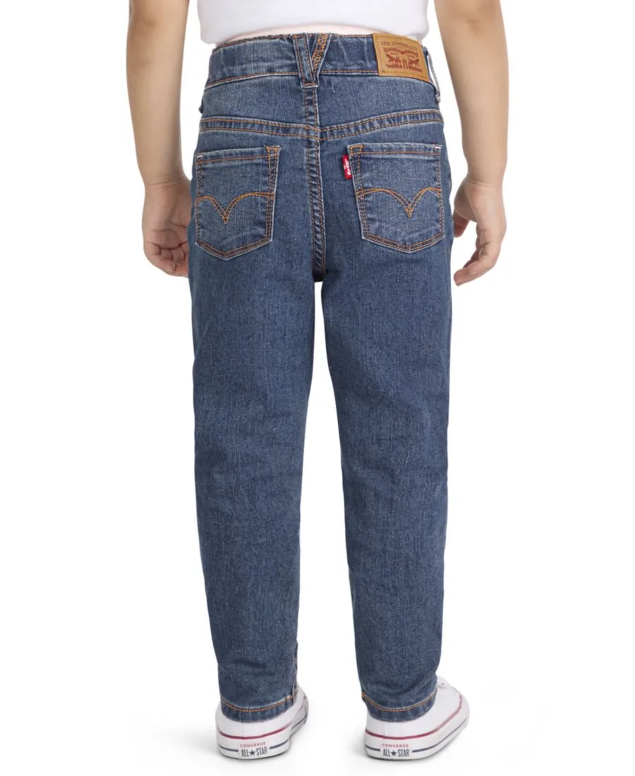 Детские джинсы Brandi Slim-Leg для девочек 2T-4T Levi's, темно-синий — фото 3