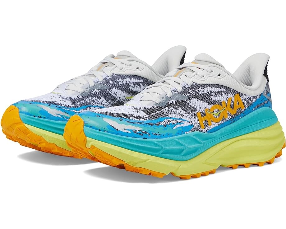 

Кроссовки Hoka Stinson 7, цвет White/Evening Primrose