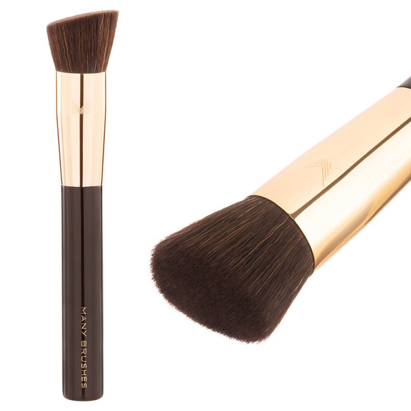 

Скошенная кисть для румян и бронзера, 05, 1 шт. Many Brushes Chocolate