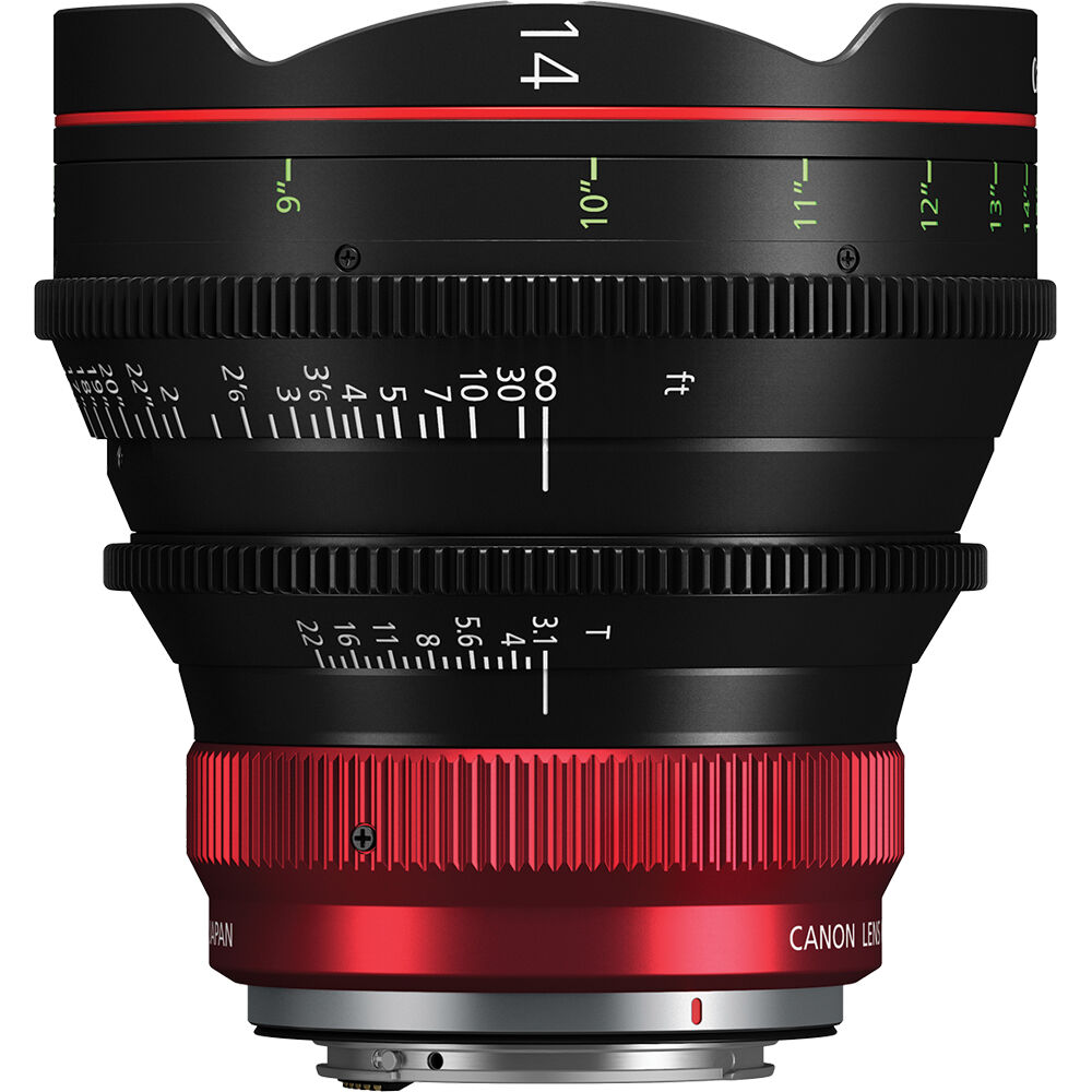

Объектив Canon CN-R 14mm T3.1 LF Cinema Prime (Canon RF)