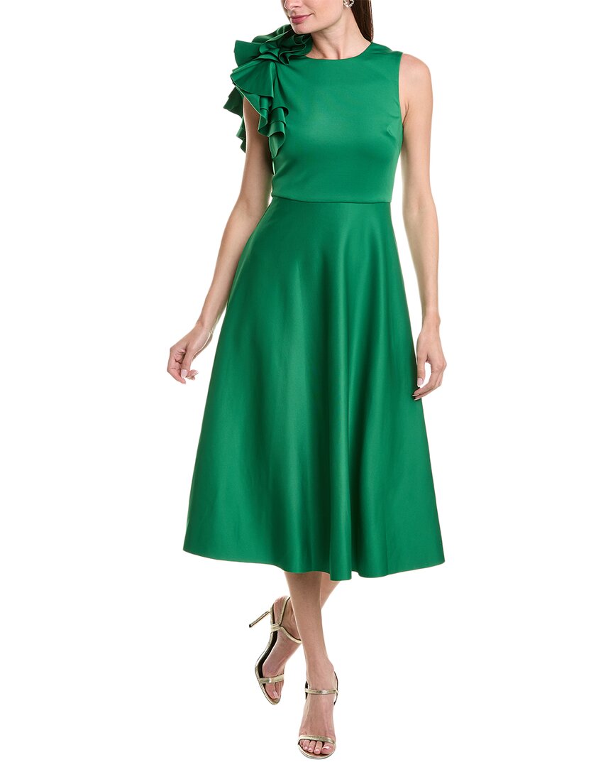 

Платье Badgley Mischka Scuba Midi, зеленый