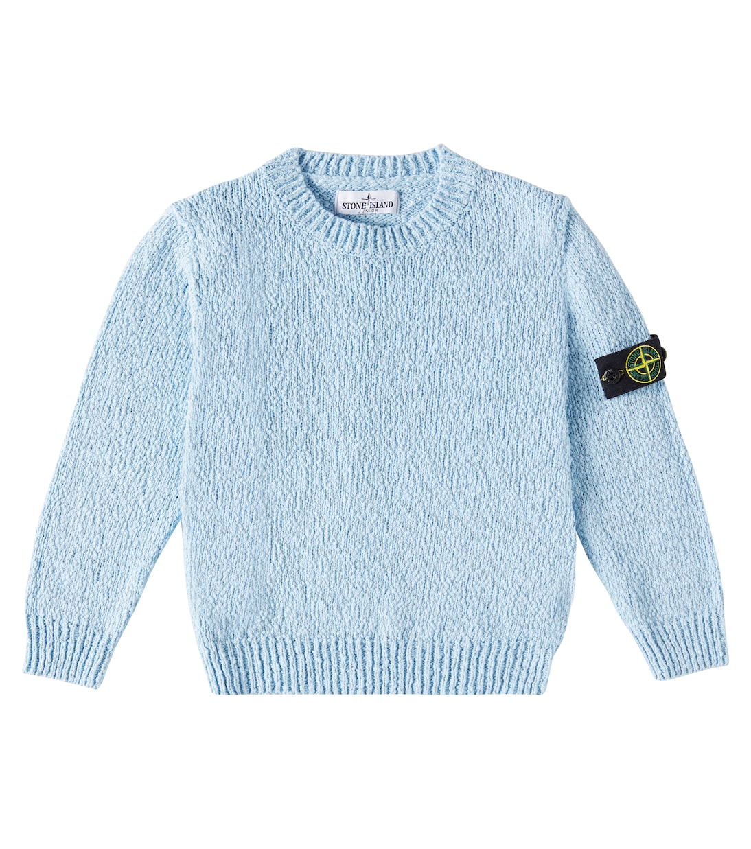 

Хлопковый свитер Compass Stone Island Junior, Sky Blue