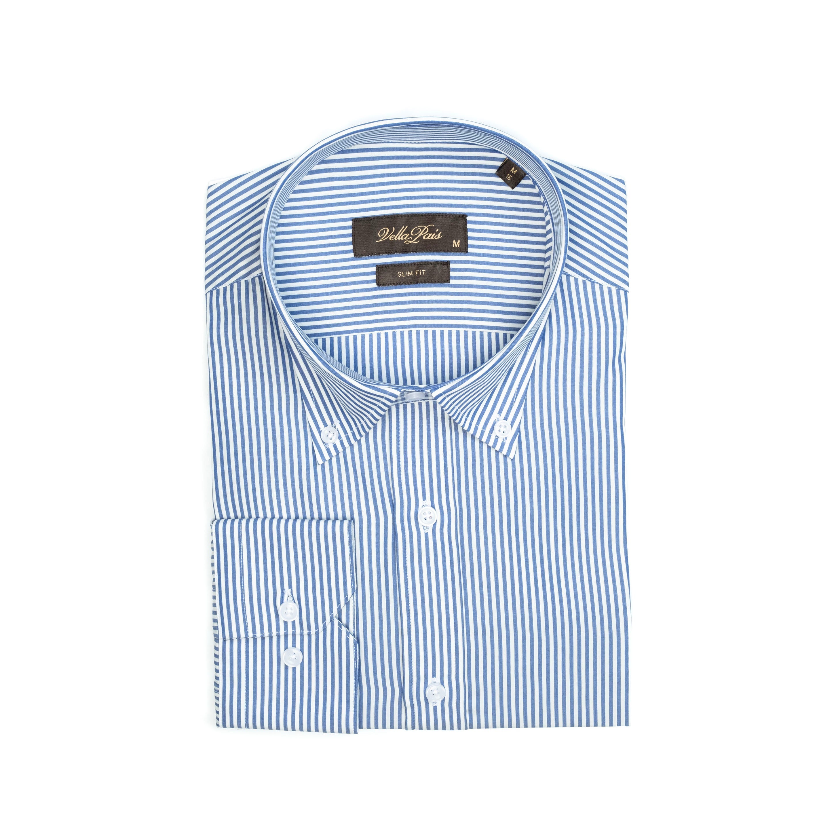 

РУБАШКА COSMOS SLIM FIT ИЗ ХЛОПКА Vella Pais, синий