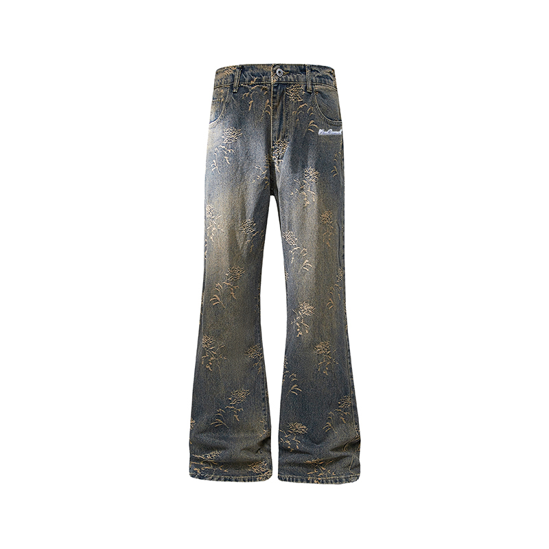 

VanCamel Джинсы мужские светло-голубые умеренно расклешенные