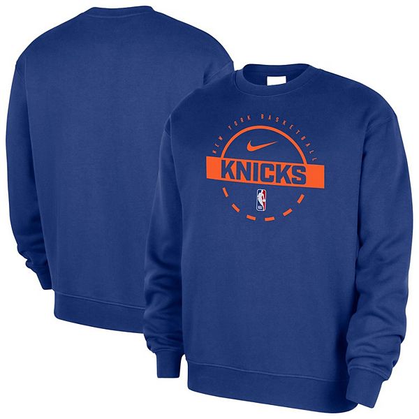 

Мужской синий свитшот New York Knicks 2025/26 для тренировок Nike