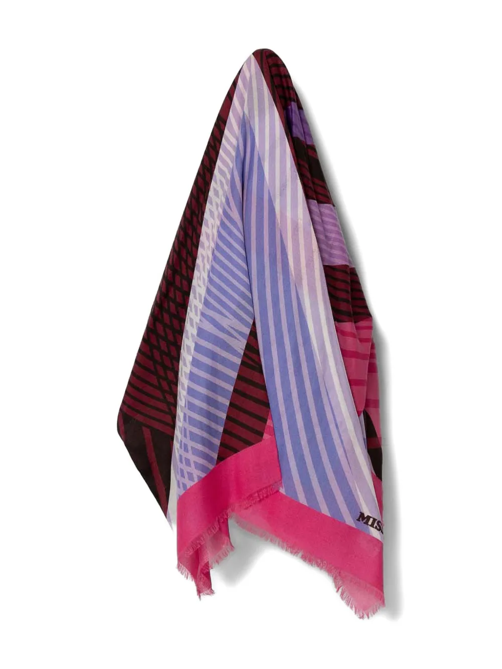 

Полосатый шарф Missoni, фиолетовый