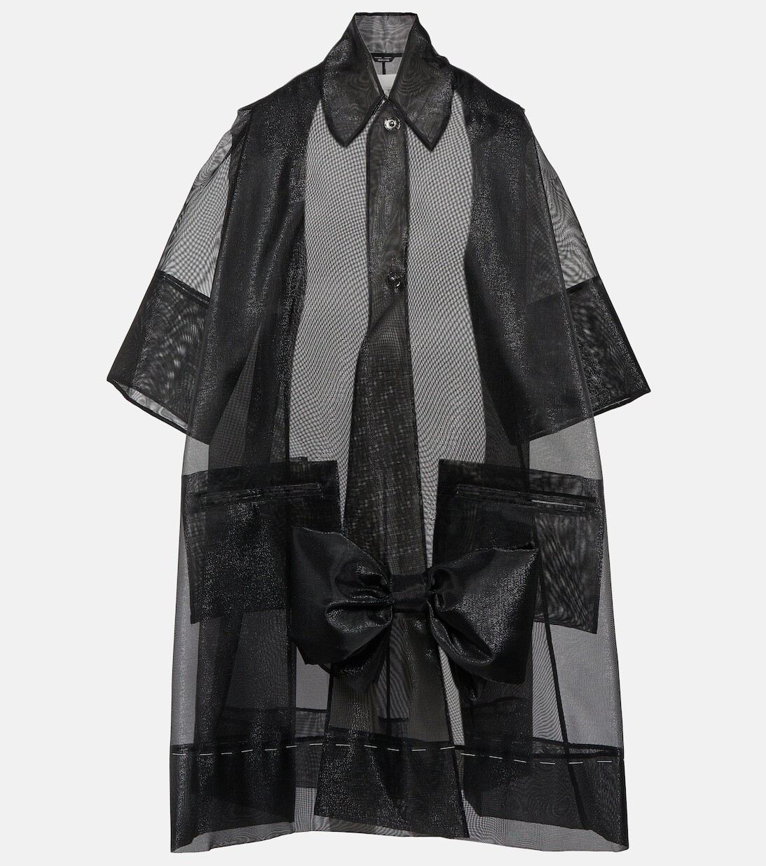 

Пальто с бантом MAISON MARGIELA, черный
