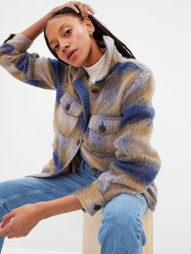 

Куртка-Рубашка Gap, мультиколор