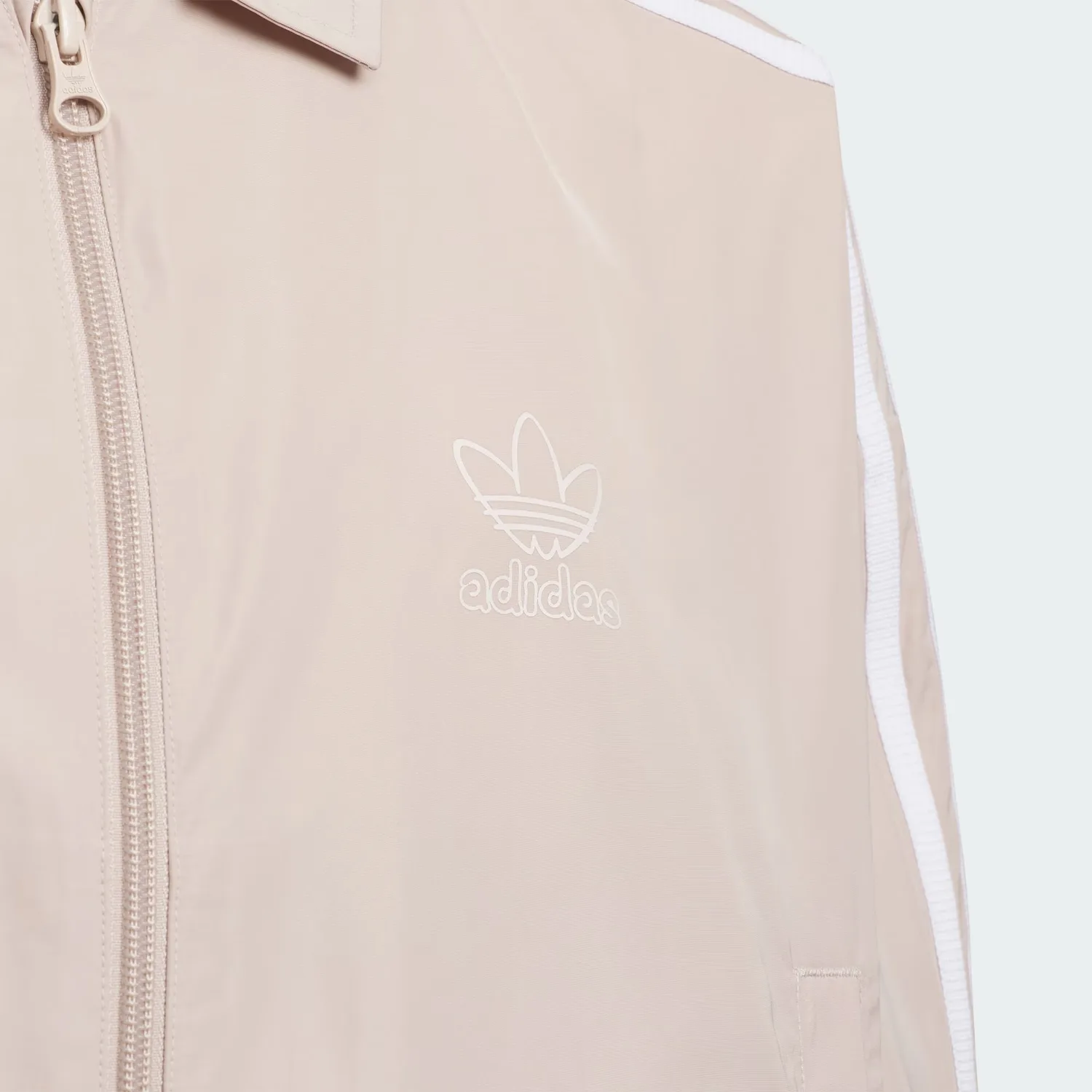 Adidas Originals Adicolor Woven Crop Jacket куртка детская Wonder Taupe — фото 3
