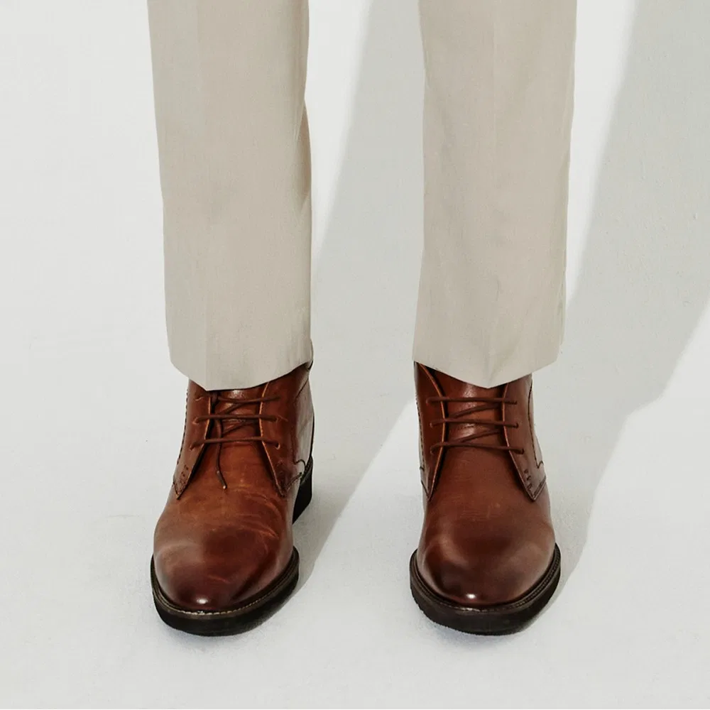 Мужские ботинки Dressports Flynn Boot средне-натуральные от Rockport — фото 3