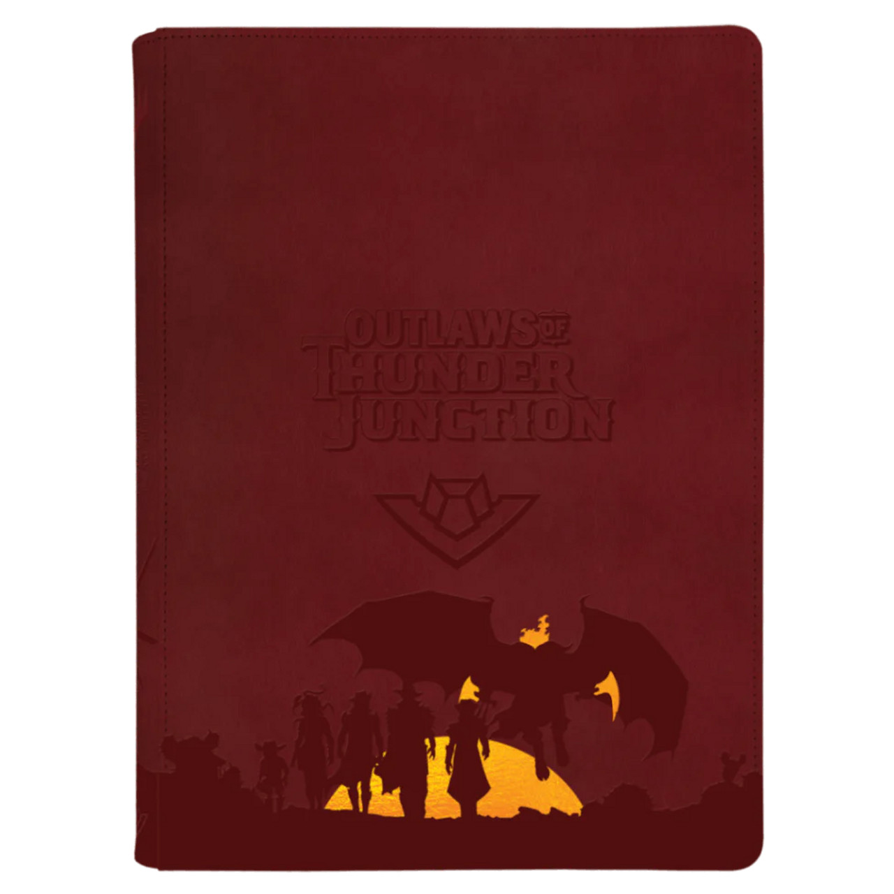 

Карточная игра Ultra Pro Binder: MTG - Outlaws of Thunder Junction - Set Symbol & Gang Silhouette - Zippered (9-Pocket)