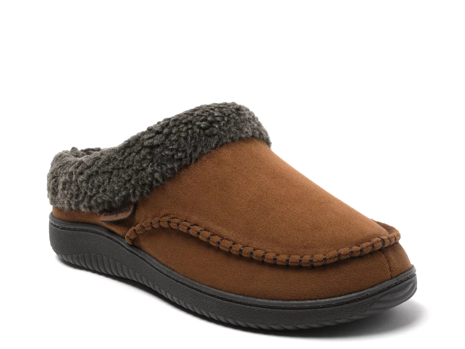 

Тапочки Marshall Berber Cuff Clog Slipper Dearfoams, цвет chestnut