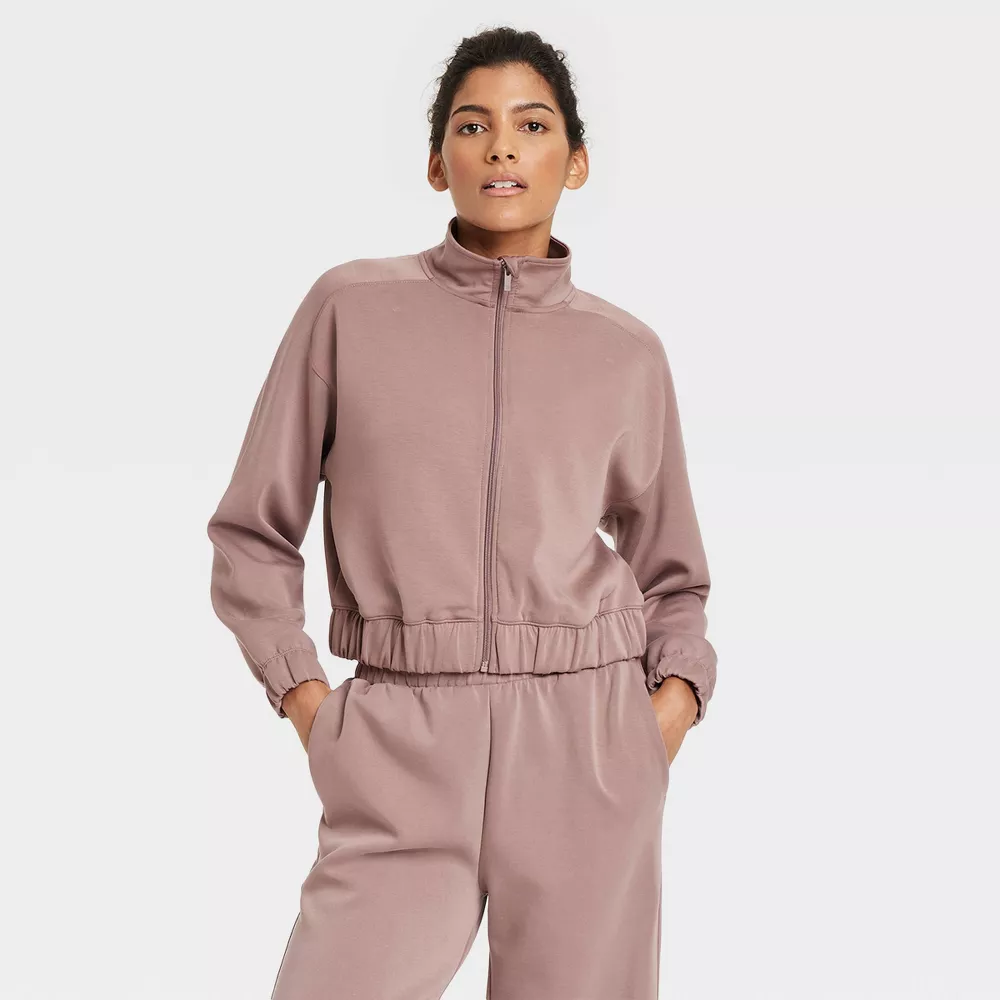 

Женская воздушная элегантная куртка на молнии - All In Motion, цвет Light Brown