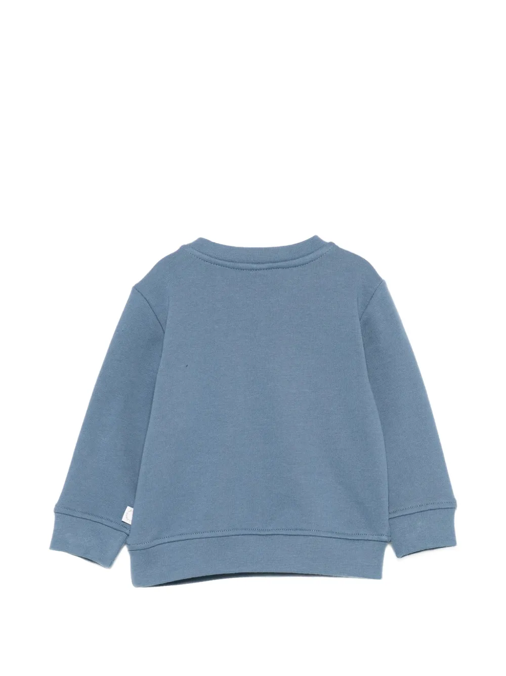 Свитшот с графическим принтом и круглым вырезом Stella Mccartney Kids, синий — фото 2